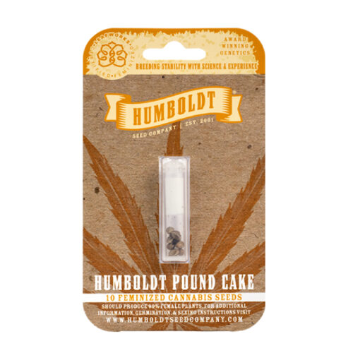 Humboldt Pound Cake Feminized Cannabis Seed Pack