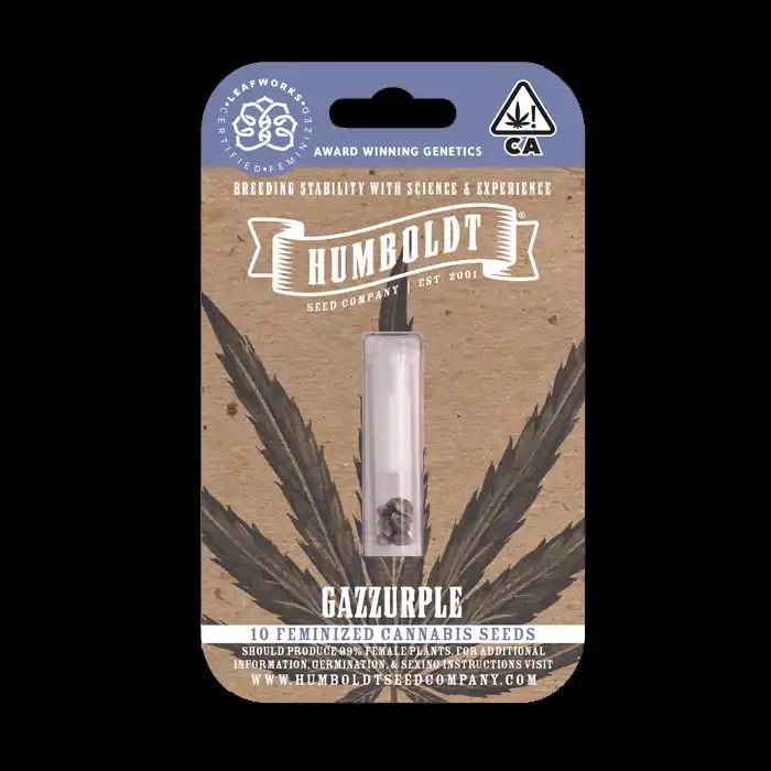 Gazzurple Cannabis Seed Package
