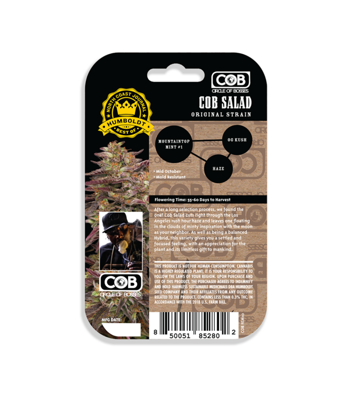 Cob Salad Cannabis Packaging